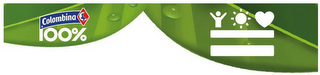 COLOMBINA 100% logo