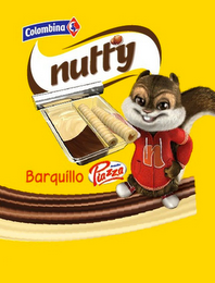 COLOMBINA NUTTY BARQUILLO PIAZZA N logo