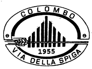 COLOMBO VIA DELLA SPIGA 1955 logo