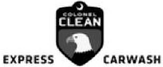 COLONEL CLEAN EXPRESS CARWASH logo