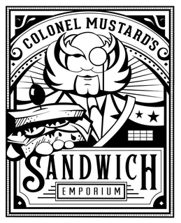 COLONEL MUSTARD'S SANDWICH EMPORIUM logo