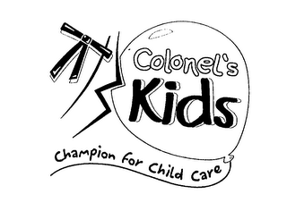 COLONEL'S KIDS CHAMPION FOR CHILD CARE logo