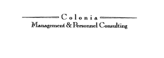 COLONIA MANAGEMENT & PERSONNEL CONSULTING logo