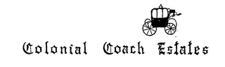 COLONIAL COACH ESTATES logo