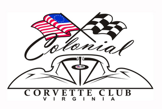 COLONIAL CORVETTE CLUB VIRGINIA logo