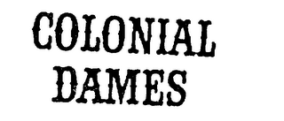 COLONIAL DAMES logo