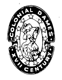 COLONIAL DAMES XVII CENTURY logo