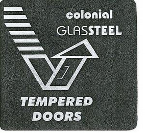 COLONIAL GLASSTEEL TEMPERED DOORS logo
