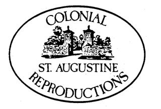 COLONIAL ST. AUGUSTINE REPRODUCTIONS logo
