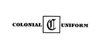 COLONIAL UNIFORM logo