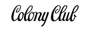 COLONY CLUB logo