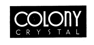COLONY CRYSTAL logo