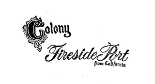 COLONY FIRESIDE PORT FROM CALIFORNIA logo