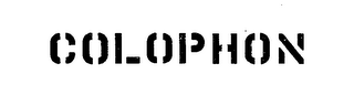 COLOPHON logo