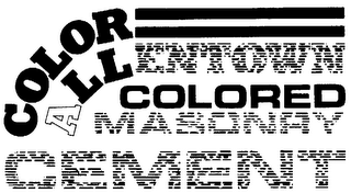 COLOR ALLENTOWN COLORED MASONRY CEMENT logo