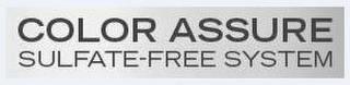 COLOR ASSURE SULFATE-FREE SYSTEM logo