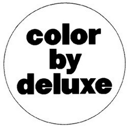 COLOR BY DELUXE logo