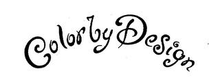 COLOR BY DESIGN logo