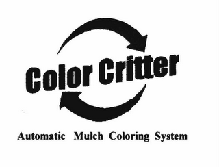 COLOR CRITTER AUTOMATIC MULCH COLORING SYSTEM logo