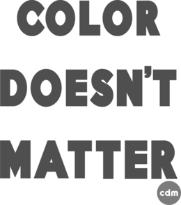 COLOR DOESN’T MATTER CDM logo