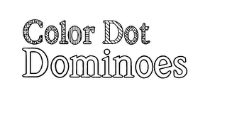 COLOR DOT DOMINOES logo