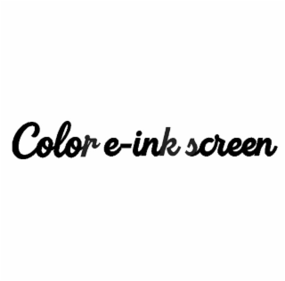 COLOR E-INK SCREEN logo