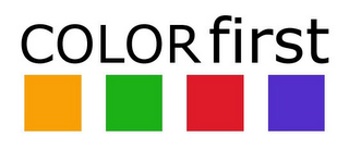 COLOR FIRST logo