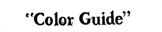 "COLOR GUIDE" logo