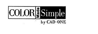 COLOR MADE SIMPLE BY CAD-ONE logo