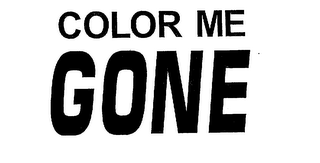 COLOR ME GONE logo