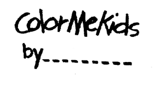 COLOR ME KIDS BY_________ logo