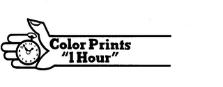 COLOR PRINTS "1 HOUR" logo
