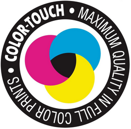 COLOR-TOUCH · MAXIMUM QUALITY IN FULL COLOR PRINTS · logo