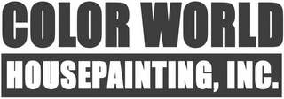 COLOR WORLD HOUSEPAINTING, INC. logo