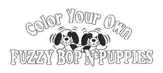 COLOR YOUR OWN FUZZY BOP'N PUPPIES logo