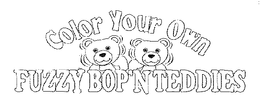 COLOR YOUR OWN FUZZY BOP'N TEDDIES logo