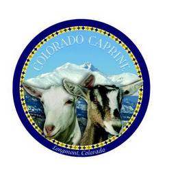 COLORADO CAPRINE LONGMONT, COLORADO logo