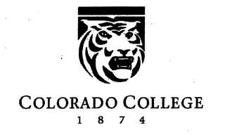 COLORADO COLLEGE 1874 logo