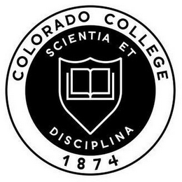 COLORADO COLLEGE SCIENTIA ET DISCIPLINA1874 logo