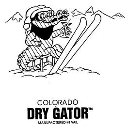 COLORADO DRY GATOR MANUFACTURED IN VAIL logo
