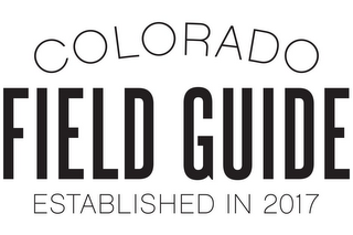 COLORADO FIELD GUIDE ESTABLISHED IN 2017 logo