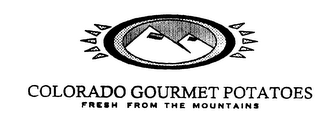 COLORADO GOURMET POTATOES FRESH FROM THE MOUNTAINS logo