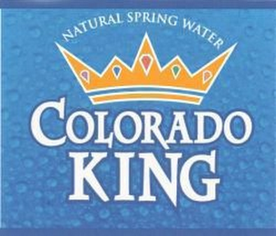 COLORADO KING NATURAL SPRING WATER logo