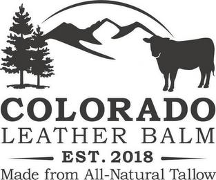 COLORADO LEATHER BALM EST. 2018 MADE FROM ALL-NATURAL TALLOW logo