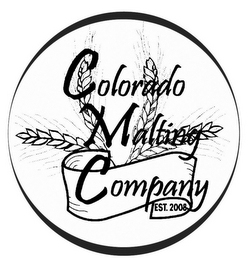 COLORADO MALTING COMPANY EST. 2008 logo
