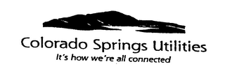 COLORADO SPRINGS UTILITIES IT'S HOW WE'RE ALL CONNECTED logo