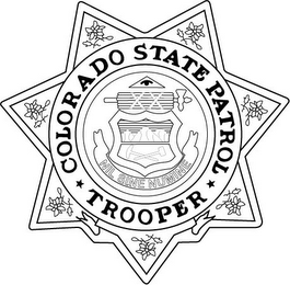 COLORADO STATE PATROL TROOPER XX NIL SINE NUMINE logo