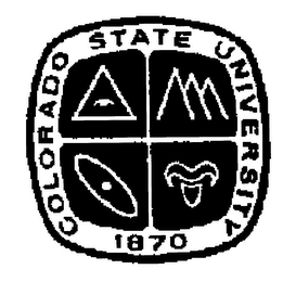 COLORADO STATE UNIVERSITY 1870 logo