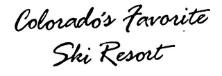 COLORADO'S FAVORITE SKI RESORT logo