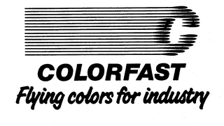 COLORFAST FLYING COLORS FOR INDUSTRY logo